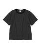 WMC [Crop] Striped T-Shirt_Charcoal Grey