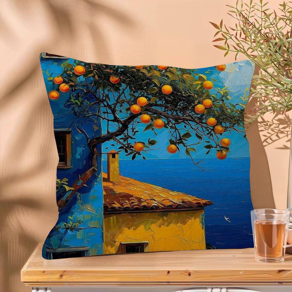 Lemon Garden pillow cover sofa cushion cover home room decoration children gift