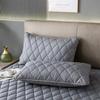 2pcs Waterproof Throw Pillowcases Envelope Soft Breathable Pillow Covers for Bed Protector 48x74cm, Grey/Blue/Pink/Navy/White