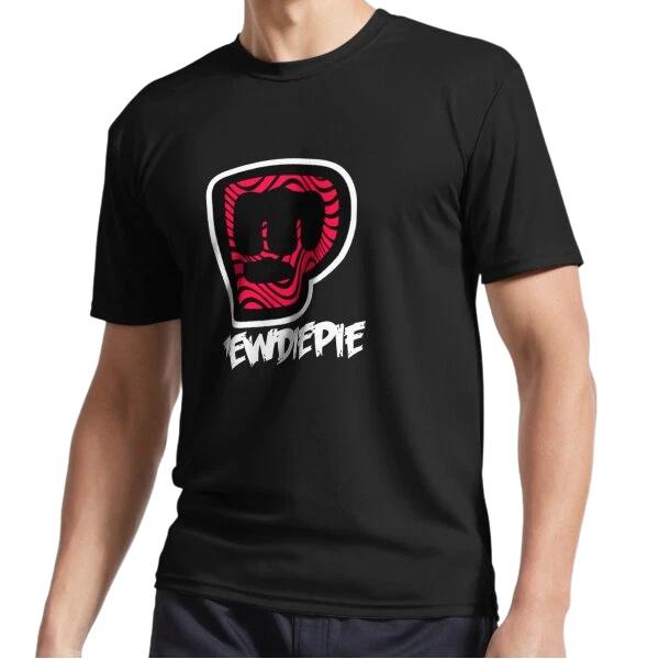 

New pewdiepie Active Logo T-Shirt Funny Size S to 5XL 4XL