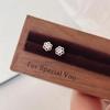 Exquisite Pink Flower Hollow Stud Earrings for Women - 2025 Versatile Light Luxury Style