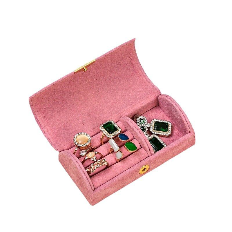 Cutie de bijuterii minimalistă pentru inele și cercei - Ambalaj cadou portabil