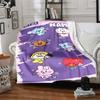 Custom Name Cute Cupcake Friends Party Blanket For Couch Bed Plush Cozy Fuzzy Blanket Super Soft Warm Blankets For Fall And Winter 091615