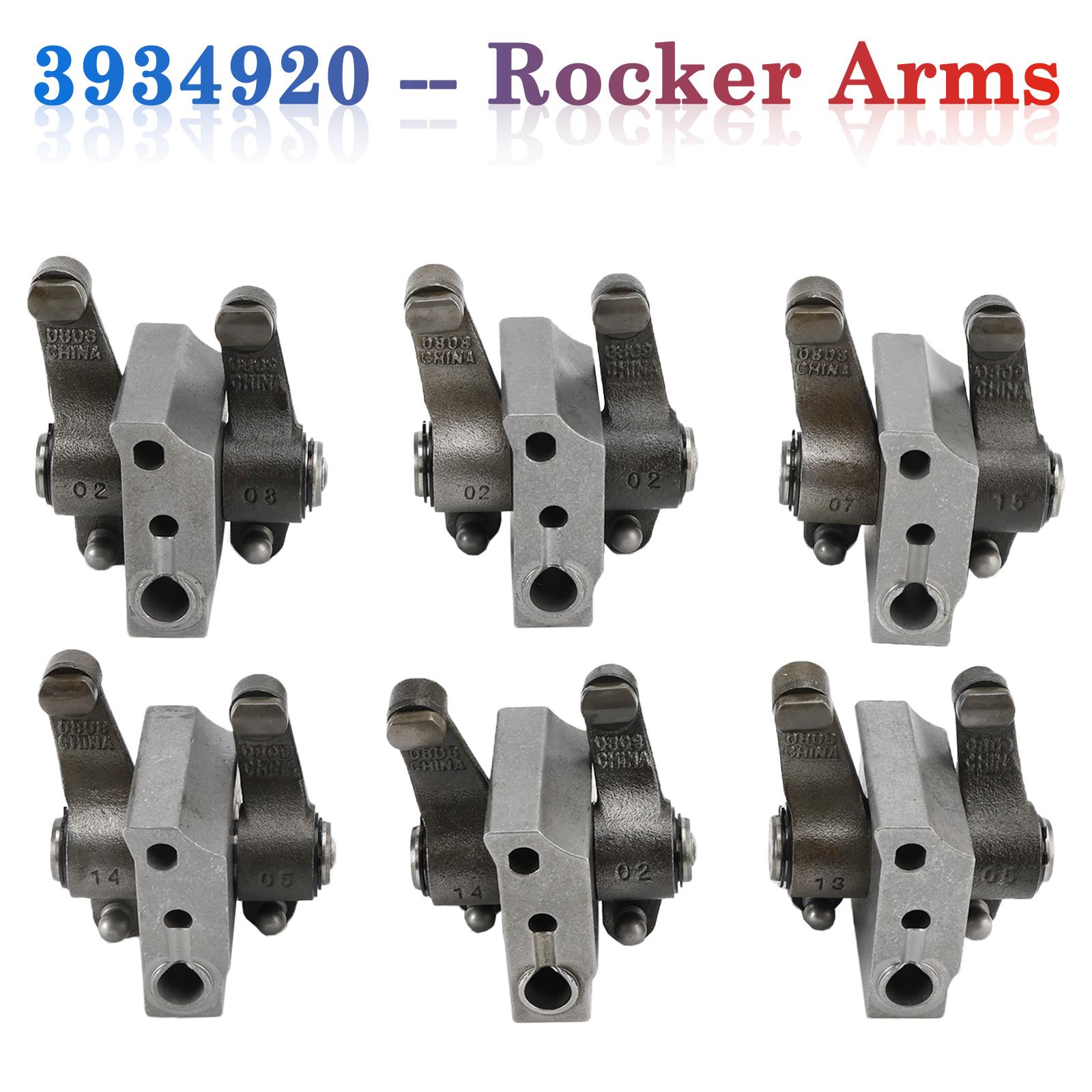 

6 * Intake Exhaust Rocker Arms Support Set for Cummins Dodge 5.9L 12V 3934920
