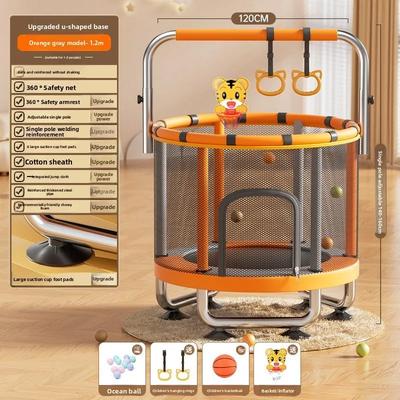 Practical Hot Selling Children's Trampoline Slide Household Indoor Trampoline Bounce Bed Family Trampoline