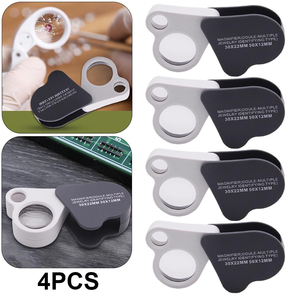 

Складна ювелірна лупа для очей HD 30X 50X Збільшувальні інструменти для оцінки ювелірних виробів