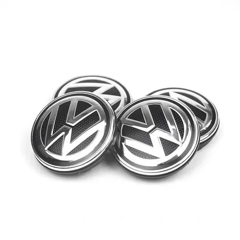 4PCS 56mm 65mm Car Wheel Center Hub Caps Cover for VW Volkswagen Golf Polo Passat Touran Jetta Accessories