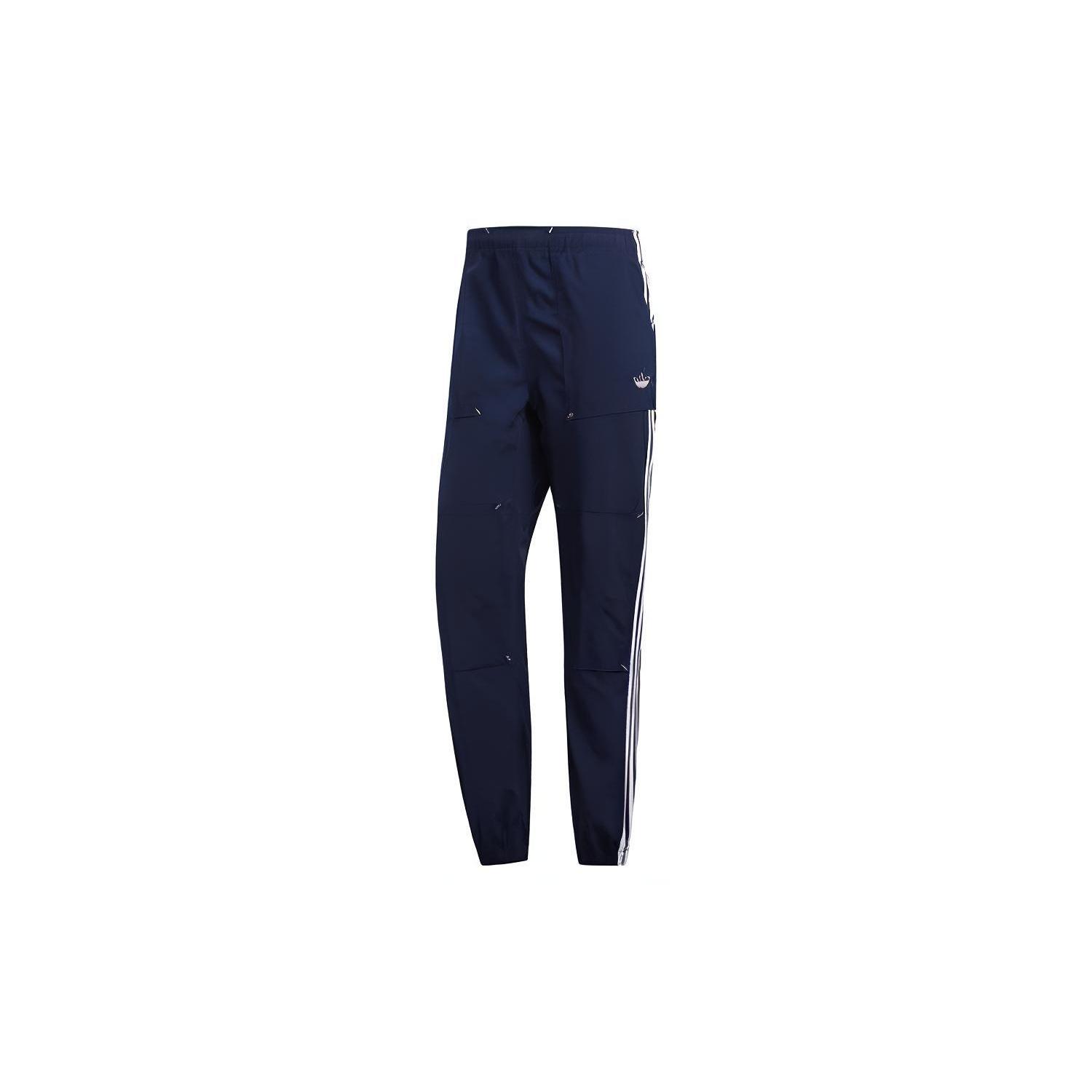 adidas originals Asw Workwear Splicing Contrasting Colors Cargo Long Pants Navy Blue Men s ED6251 XL