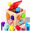 Wooden Shape Matching Puzzle Toy For Kids Educational Playroom Learning