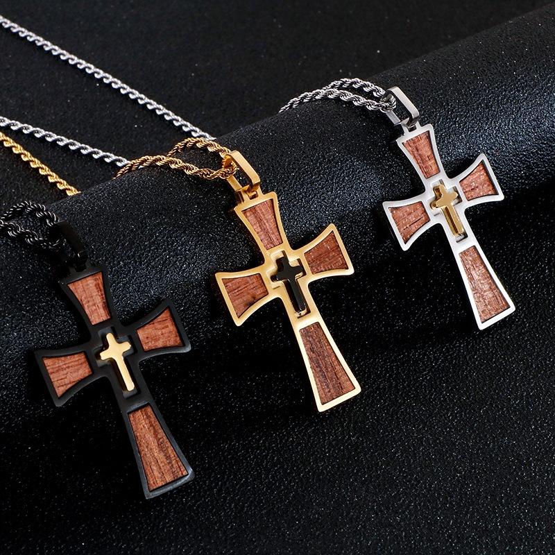 Necklace Jewelry Hip Hop Luxury Cross Pendant