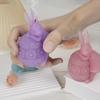 Poppy Dress Rabbit Flower Ball Silicone Mold: DIY 3D Rabbit for Epoxy, Candle, Incense, and Plaster.