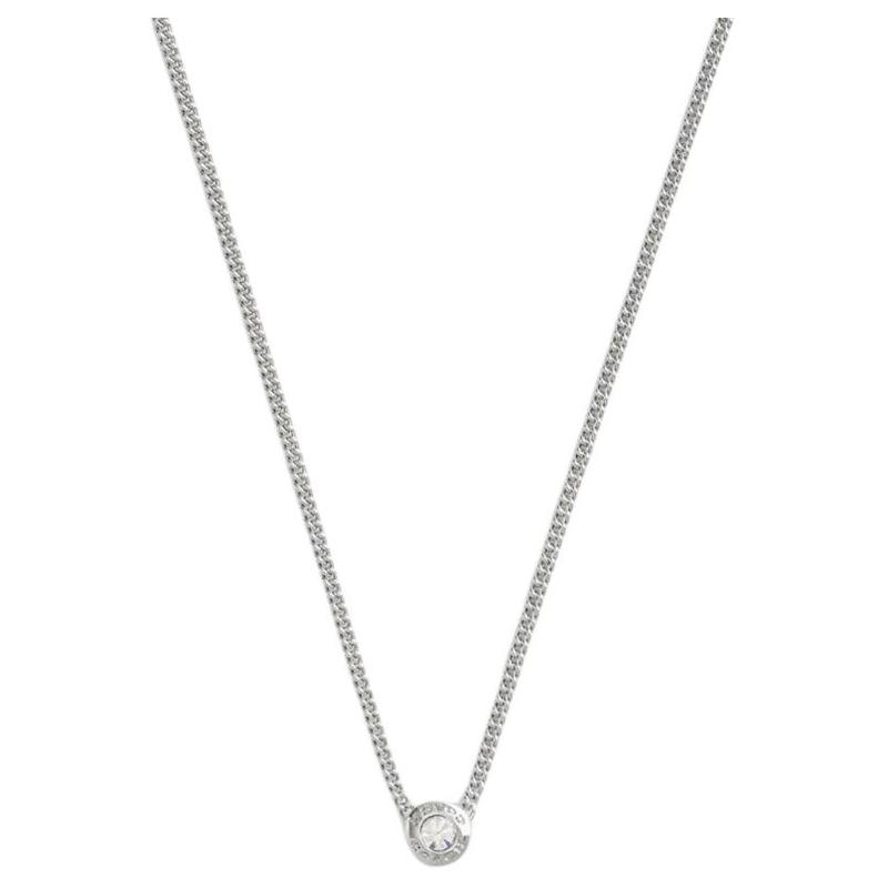 COACH Personalized design brass-plated necklace women s silver