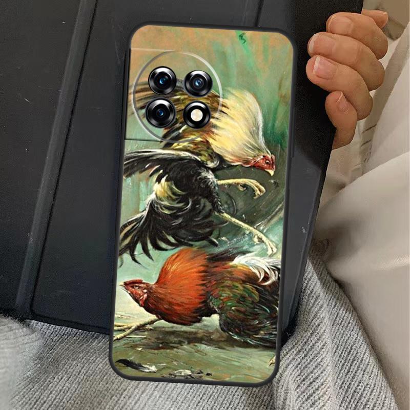 Cock Rooster Chicken Case For OnePlus 15 13T 13 12 11 13R 12R 10R 10T 8T OnePlus Nord 5 CE 3 4 Lite N20 N30 Cover