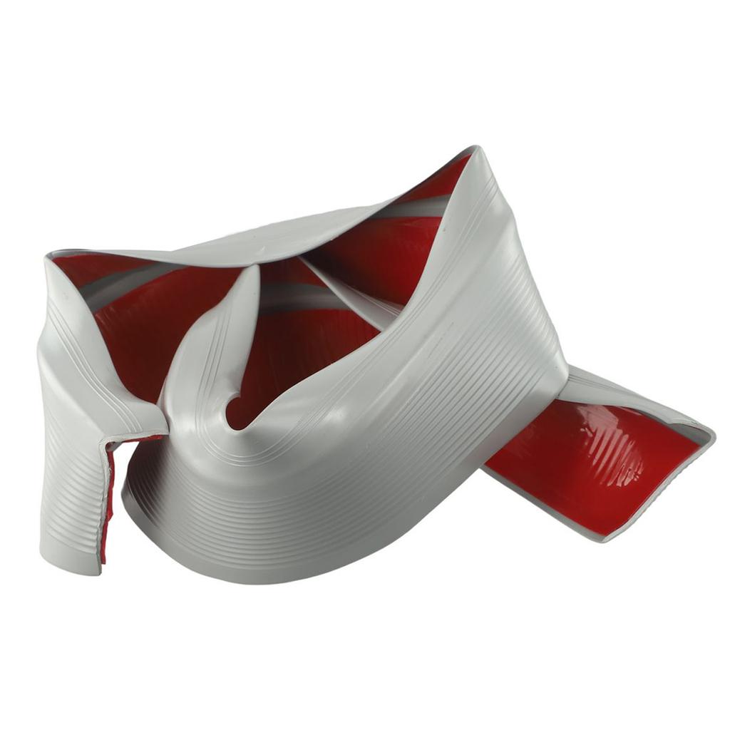 1 Roll Stair Edge Protector Soft PVC Non-slip Stair Nose Edging L-Shape Self-Adhesive Step Edge Trim Strips Step Protector