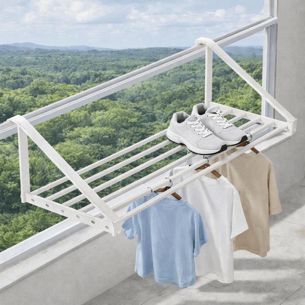 Großer Kleiderständer Platzsparender Schuhständer Pflanzenregal für Balkon