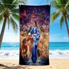 1Pc Megaman Ultimate Battle Beach Towel, Quick Dry, Multi-Use for Beach Pool Gym Yoga Home Travel, Christmas, Halloween, Xmas Gift M929394