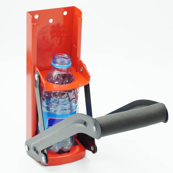 1 Set 16 Oz 500ml Can Crusher Soft Handle Wall-mounted Labor-saving Iron Beer Can Jar Plastic Bottle Presser Crushing Tool for Everyday Life