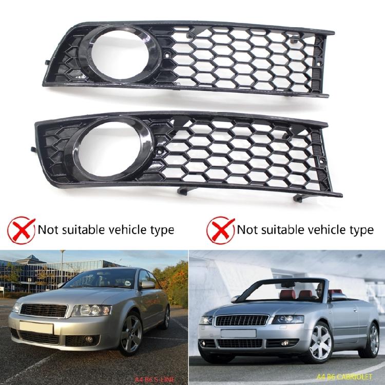 B6 Limousine 2002-2005 Frontgrills Stoßfänger 1 Paar Links Rechts Nebelscheinwerferabdeckung