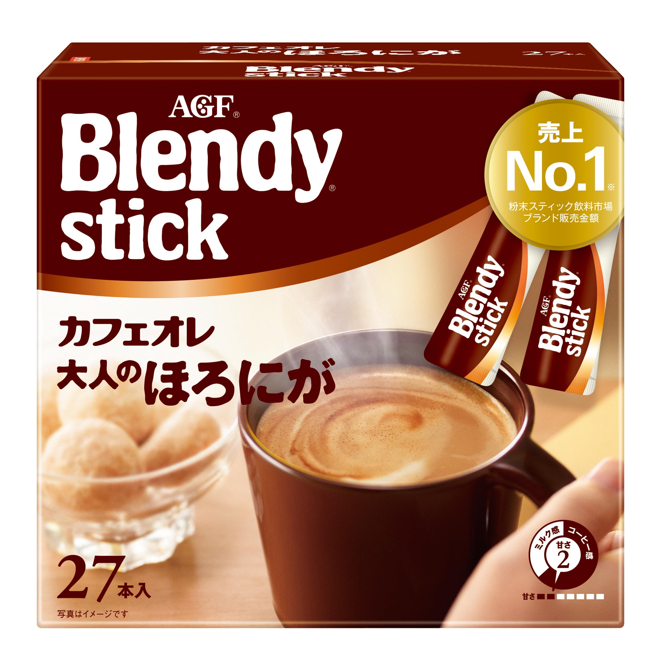 

AGF Blendy Stick Coffee au lait 27 кусочков для взрослых горько-сладкий [Кофе в стиках]