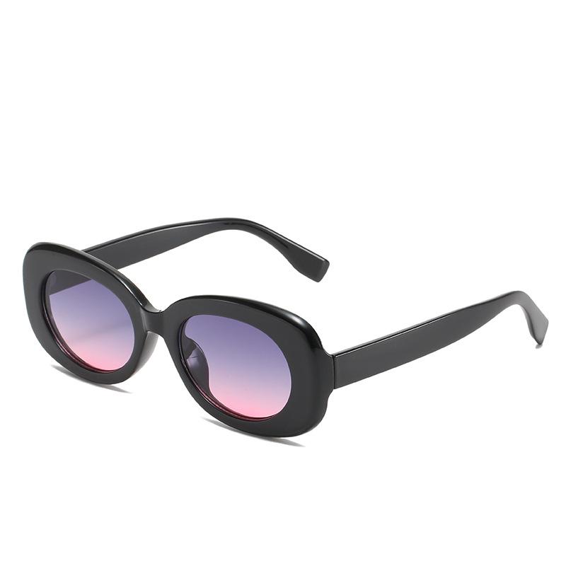 2021 Fashionable Oval Sunglasses - Colorful Style, European & American Trend, Women's Celebrity Look