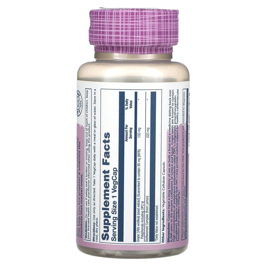 Essential Extract, Grape Seed, 100Mg, 60 Veggie Caps