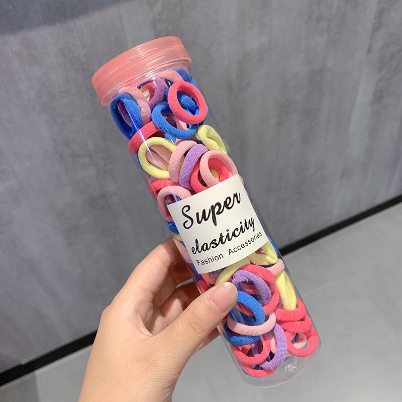 Elastic Hair Tie for Children and Women - Soft, Hair-Friendly Rubber Bands for Little Girls and Babies