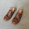 Not tired feet! Baotou sandals women's new summer 2025 wear high-end soft-soled retro Roman shoes