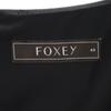 FOXEY Made in Japan Silk Blend No sleeve one piece 40 Charcoal gray Women Used