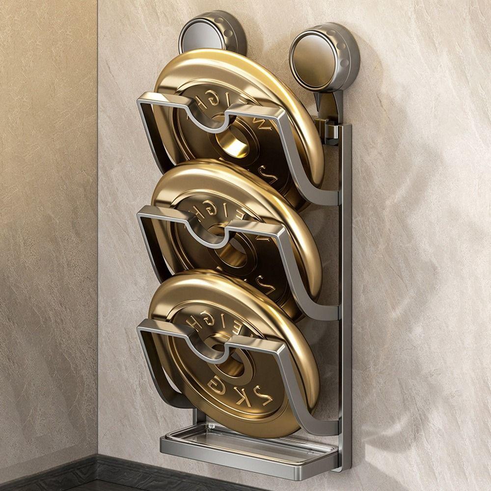 Punch-free Pot Lids Holder Wall Mounted Cutting Board Storage Rack  Kitchen
