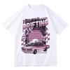 Japanese Anime Style Racing T Shirt Tokyo Graphic Tee Vintage Sakura Harajuku Streetwear Top Casual Unisex Summer Tshirt