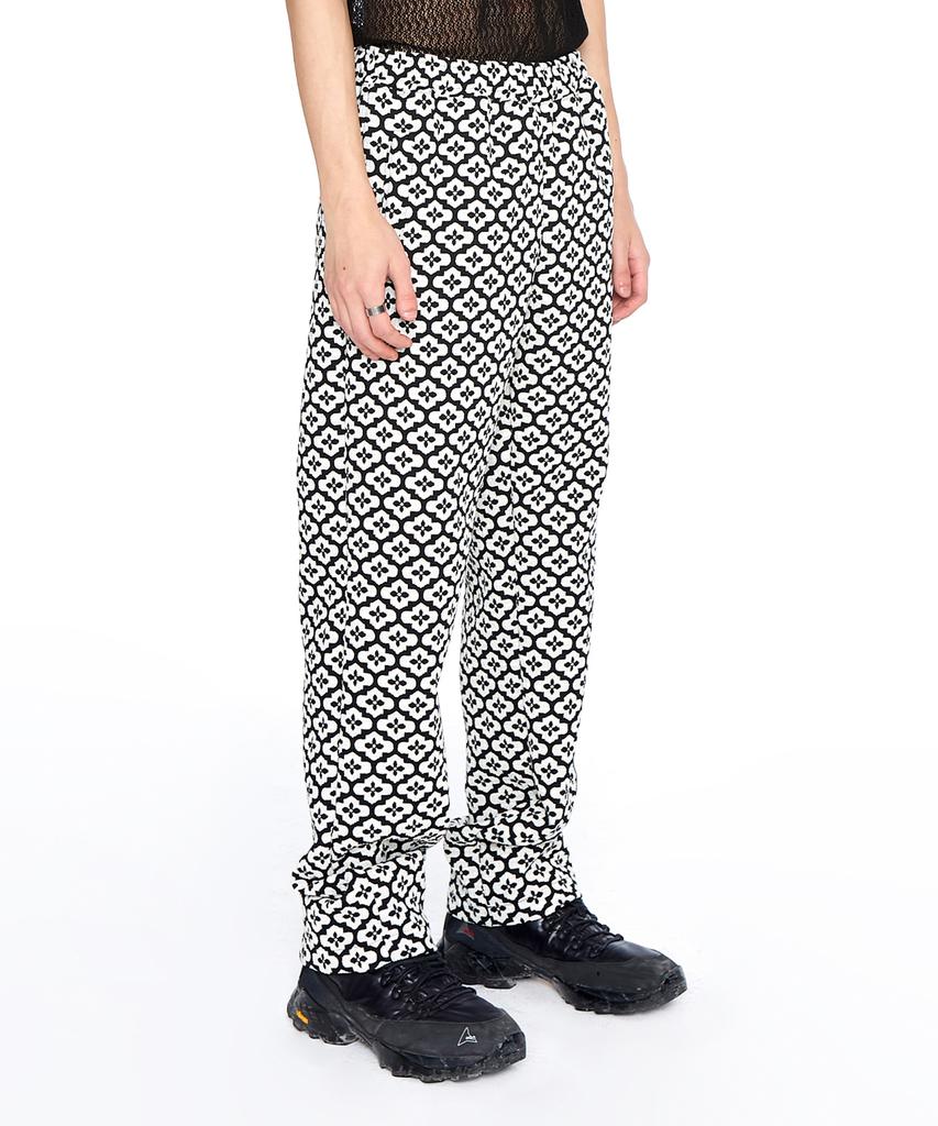 EPONYM Flower Pants_Black & White