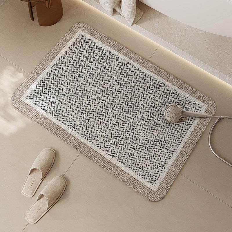 Europe Style Simple Stripe Carpet Living Room Sofa Bedroom Study Bathroom Kitchen Entrance Door Mat Non-slip Home Decoration Rug