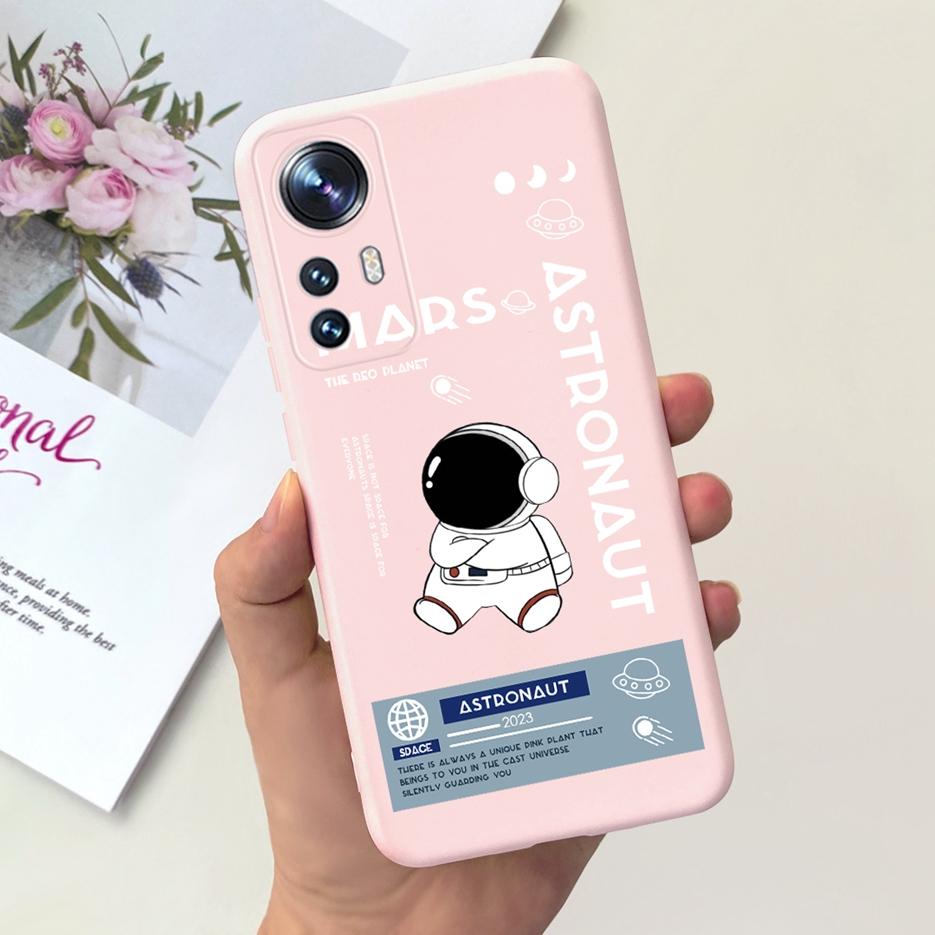 For Xiaomi Mi 12 Lite 5G Case Cute Fashion Cartoon Cover Soft Silicone Phone Case For Xiaomi Mi 12 12X Mi12 Pro 5G Fundas Bumper