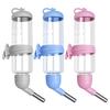 Plastic Water Feeder Bottle Hangings Auto Dispenser Drinker Hamster Small Pet Drinking Stainless Steel-Pipe Fountain