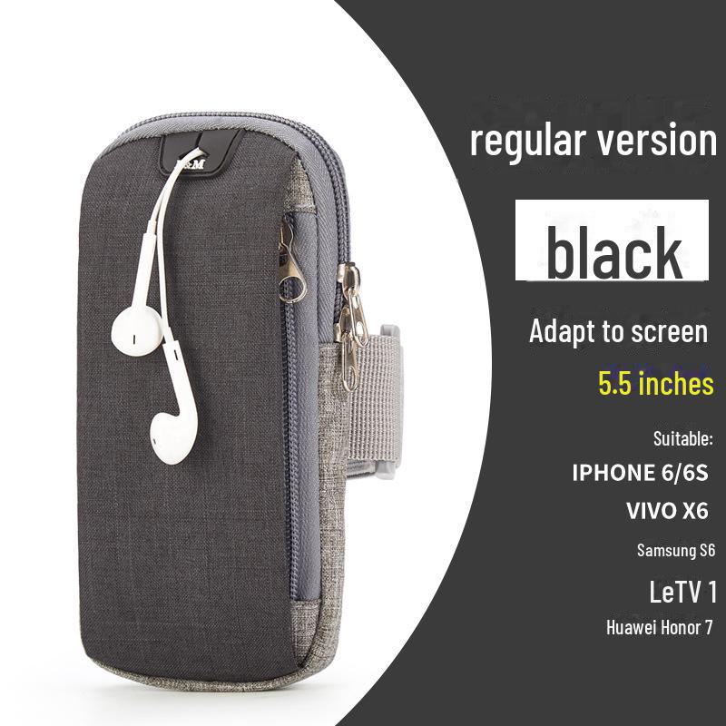 Breathable Running Arm Bag for Mobile Phones - Unisex Fitness Strap