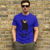 Satanic Bear Pure Cotton Tshirt For Couple Beach Vintage T Shirts Oneck Hip Hop Tee Shirt Oversize Design Tops