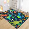 Cartoon dinosaur carpet children's room bedside soft non-slip floor mat game crawling floor mat home decoration carpet door mat