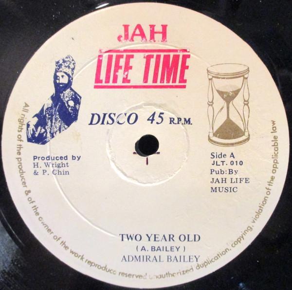 

LP Record ADMIRAL BAILEY Two Year Old JLT010 Jah Life Time Japan Reggae Ska Dub Used