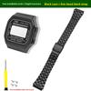 A168 Stainless Steel Case For Casio Electronic Watch A168W A168WA-1 Modified Metal Bezel Watch Case+Strap Suit watchband+Tools