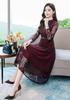 Long Midi Perfect for Party and Formal Beautiful [Chubikime] Women's All-Lace Dress, Sleeves, Length, A-Line, Lined, Belted, Slimming, Weddings,