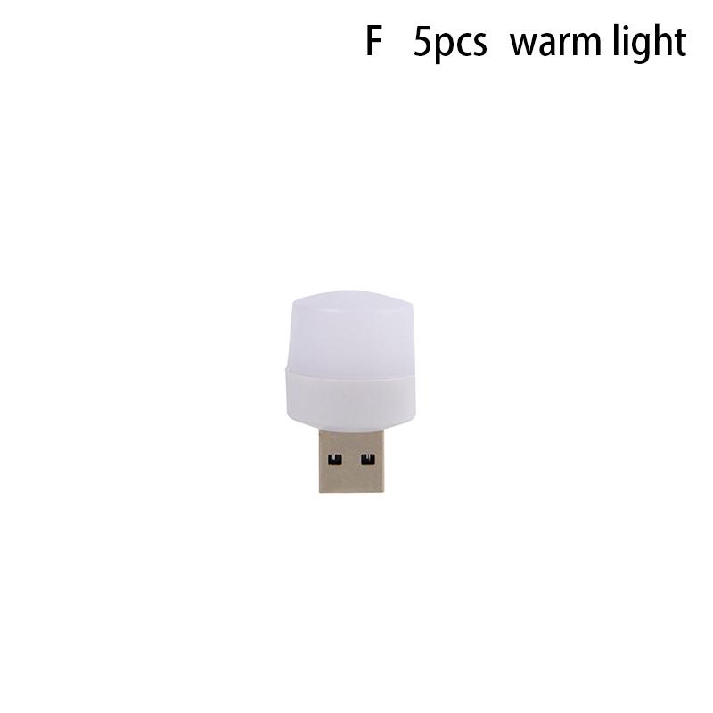 5 шт. мини USB ночник 5 В супер яркий книжный светильник лампа для чтения для зарядного устройства/компьютера светодиодные книжные лампы
