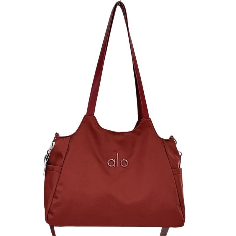 New yoga bag, single-shoulder tote bag, large-capacity, versatile for commuting, waterproof nylon bag, popular storage item