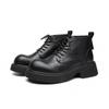 British style Martin boots men's high-top versatile height increase Korean version leather boots trendy men's summer tooling locomotive boots 8196-R