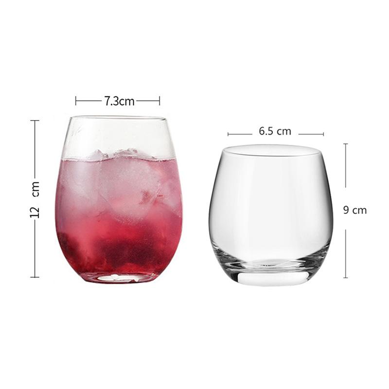 340ml/375ml Rundt Whiskyglass Personlig Retro Mojito-kopp Cocktailglass Frokostjuice Melkekopper Hjem Utsøkt Glassvare