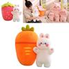 Cute Strawberry Bunny Plush Toy Soft And Cuddly Stuffed Animal For Girls 30cm/0.18kg