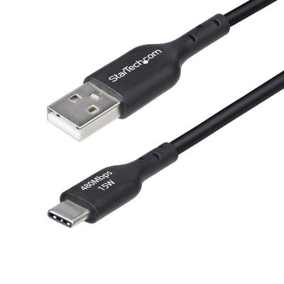 USB-A auf USB-C Ladekabel - STARTECH.COM - 1m - 3A - USB 2.0 - Schwarz
