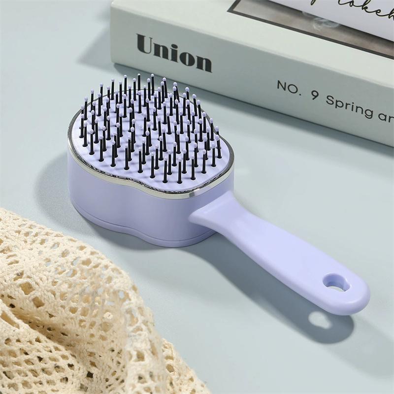 

Самоочищающаяся расческа для волос 3D с воздушной подушкой, расчески для женщин, выдвижная массажная расческа с воздушной подушкой для легкого удаления волос фиолетовый