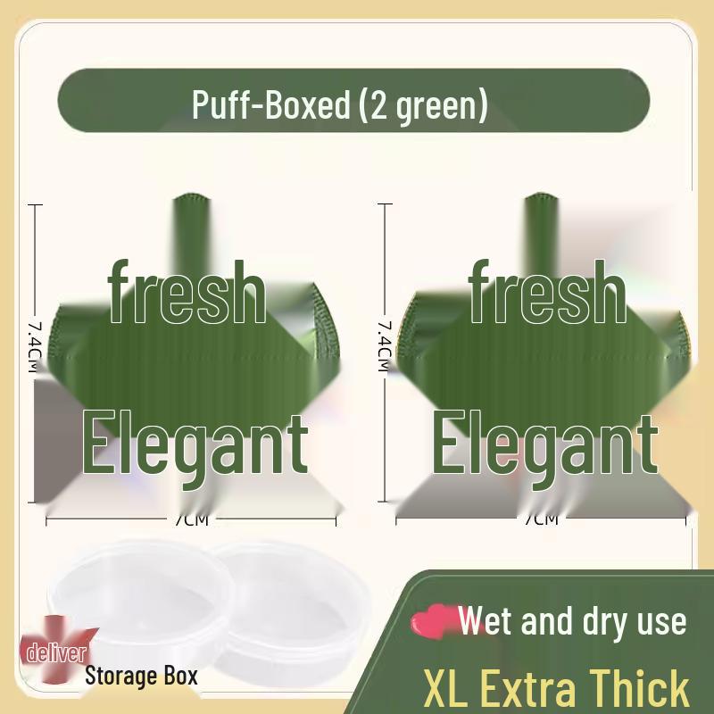 Dual-Use Beauty Puff: Cushion, Powder, Concealer, Wet/Dry Puff for Makeup Artists