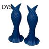Home Decor Vase 2Pcs 3D Printed Fishtail Dress Decorative Flower Holder Office Indoor Plant Living Room Bedroom Table Shelf Gift for Housewarming