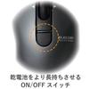 ELECOM Wireless Mouse (Receiver Included) Small Size, Compact, 3 Buttons, Tilt Wheel, Micro Grass Switch Bit, Black M-FBG3DBBK